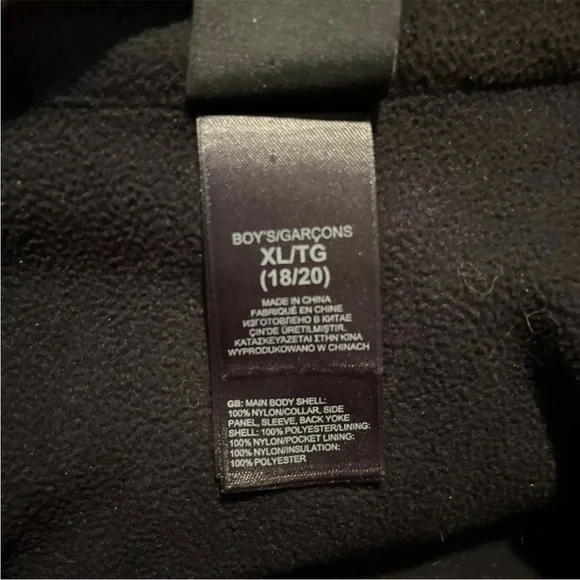 The North Face Boys Black Thermoball Hybrid Jacket Size XL/18-20 Style#CB01 Jackets & Coats